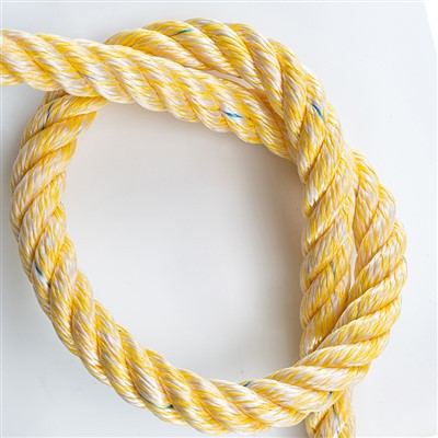 Twisted 3 Strands PP And Polyester Mixed Rope
